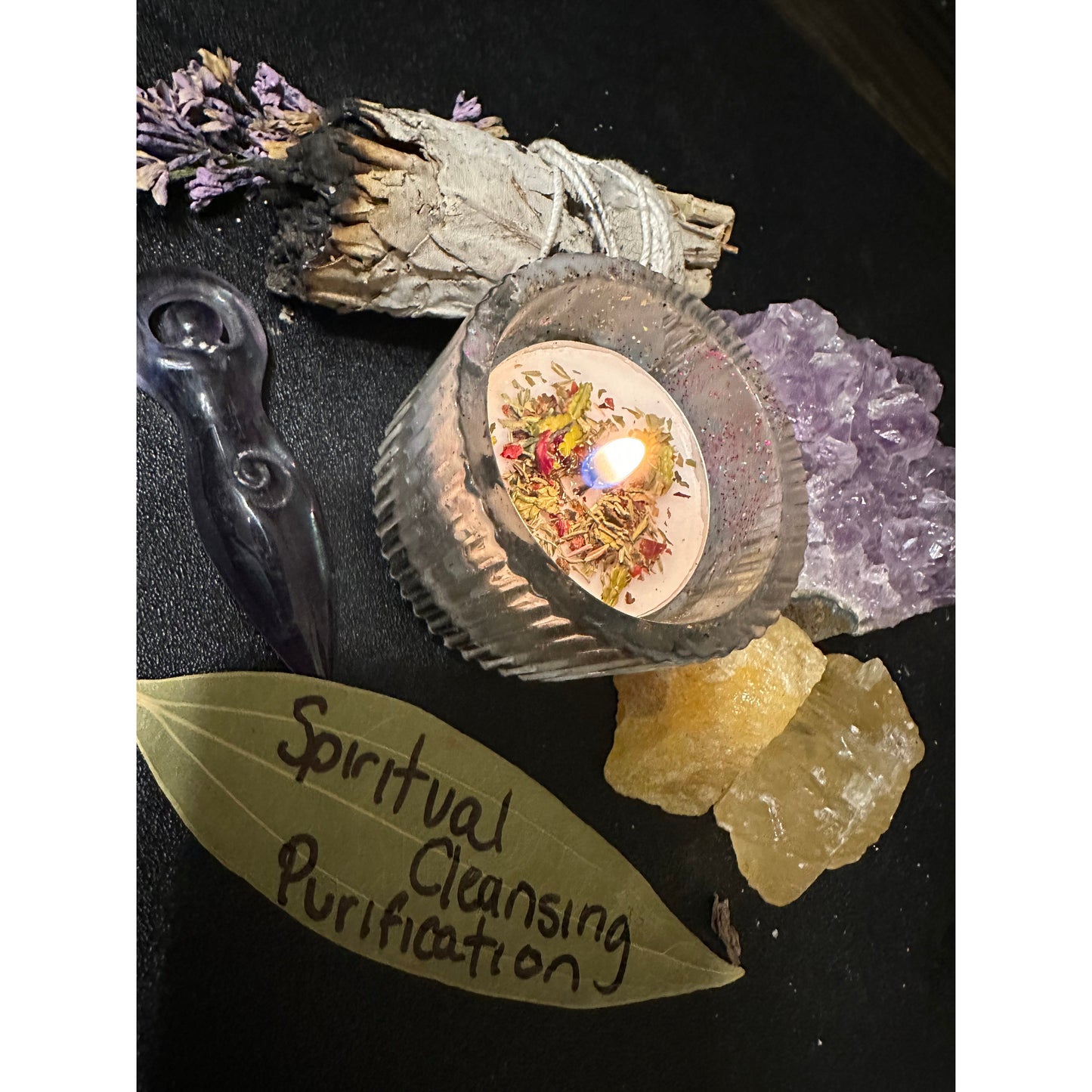 Spiritual Cleansing, Purification, Candle burning - Same Day-Lady Of The Moss