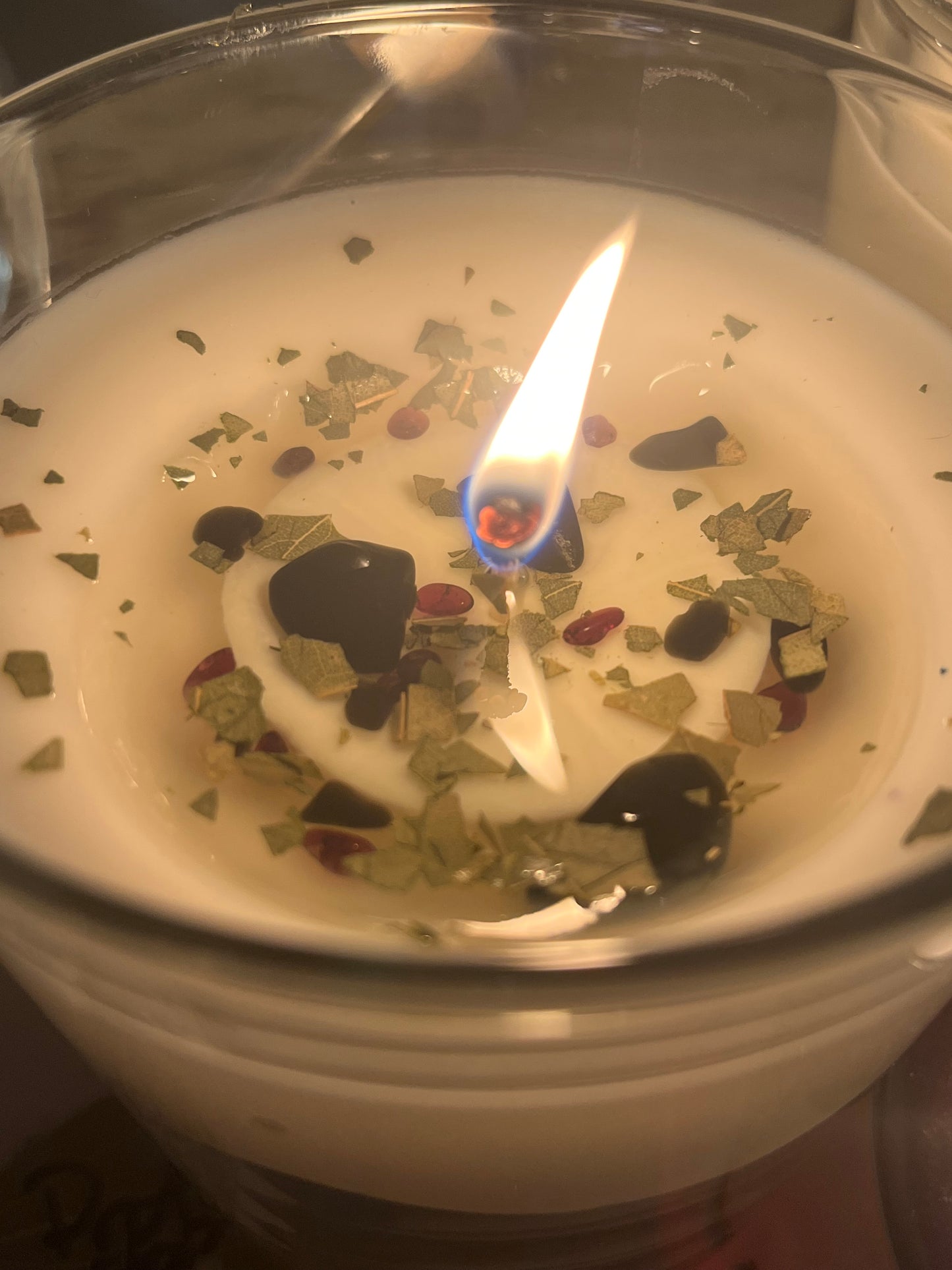 Crystal-Charged Protection Candle Ritual