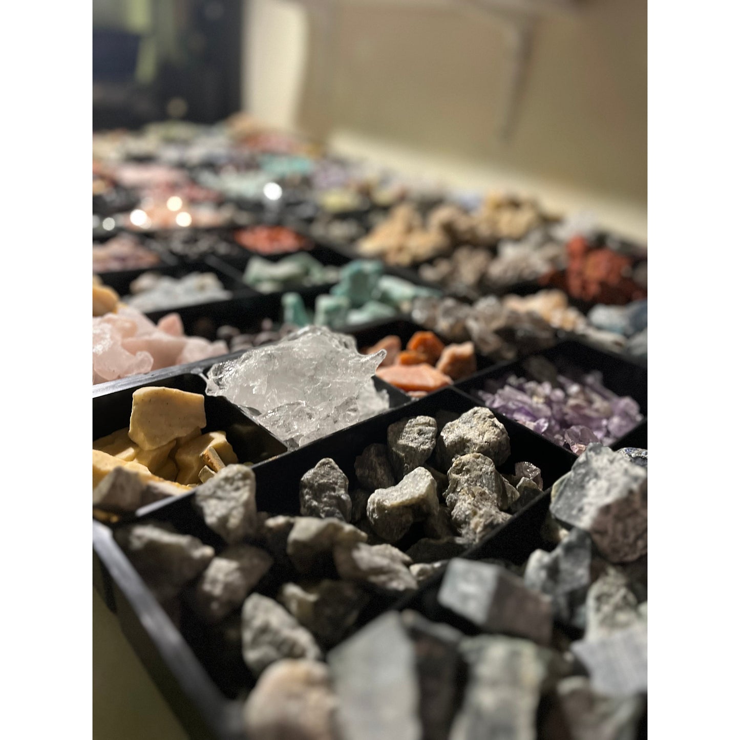 Mixed Raw & Tumbled Rock Mining Bucket-Lady Of The Moss