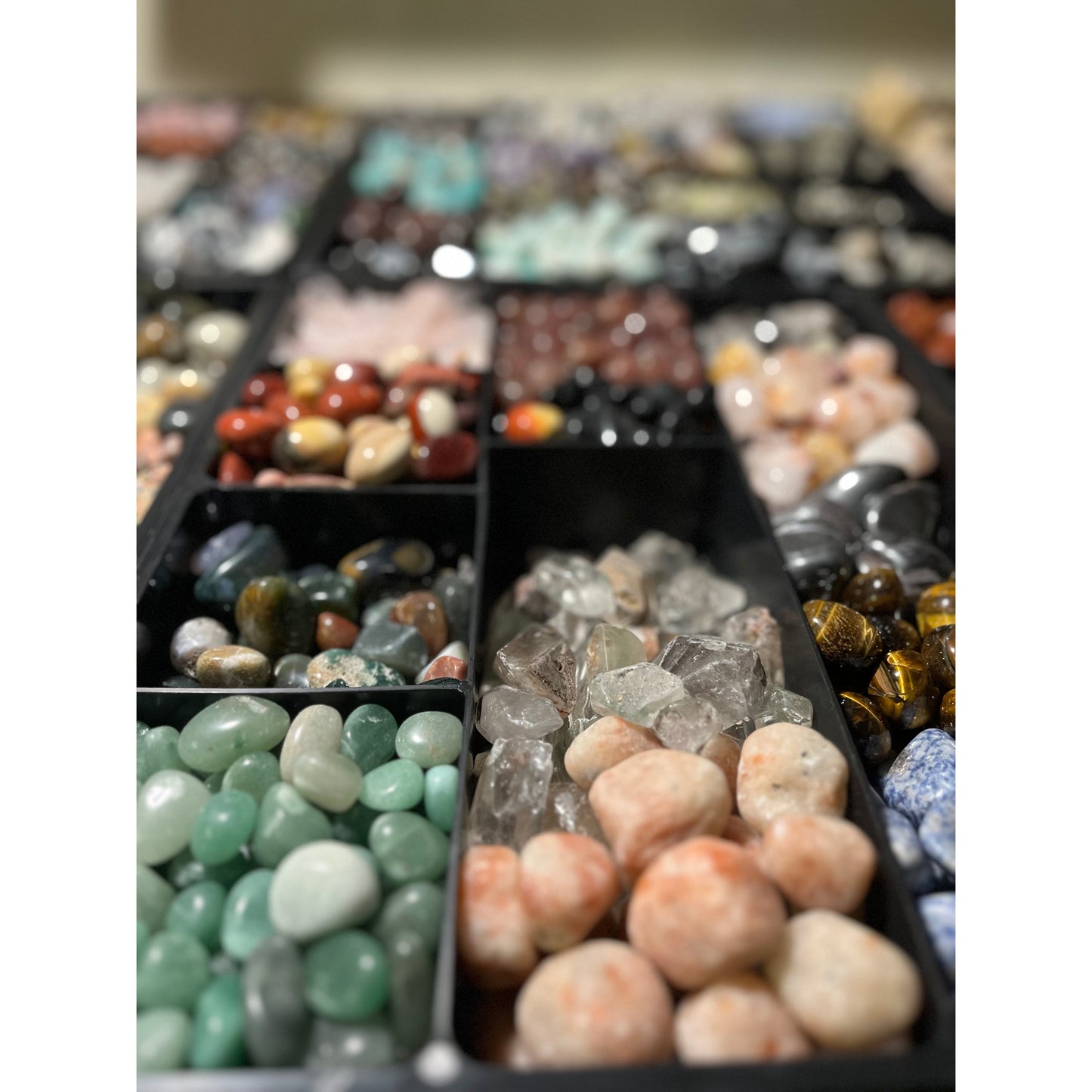 Mixed Raw & Tumbled Rock Mining Bucket-Lady Of The Moss