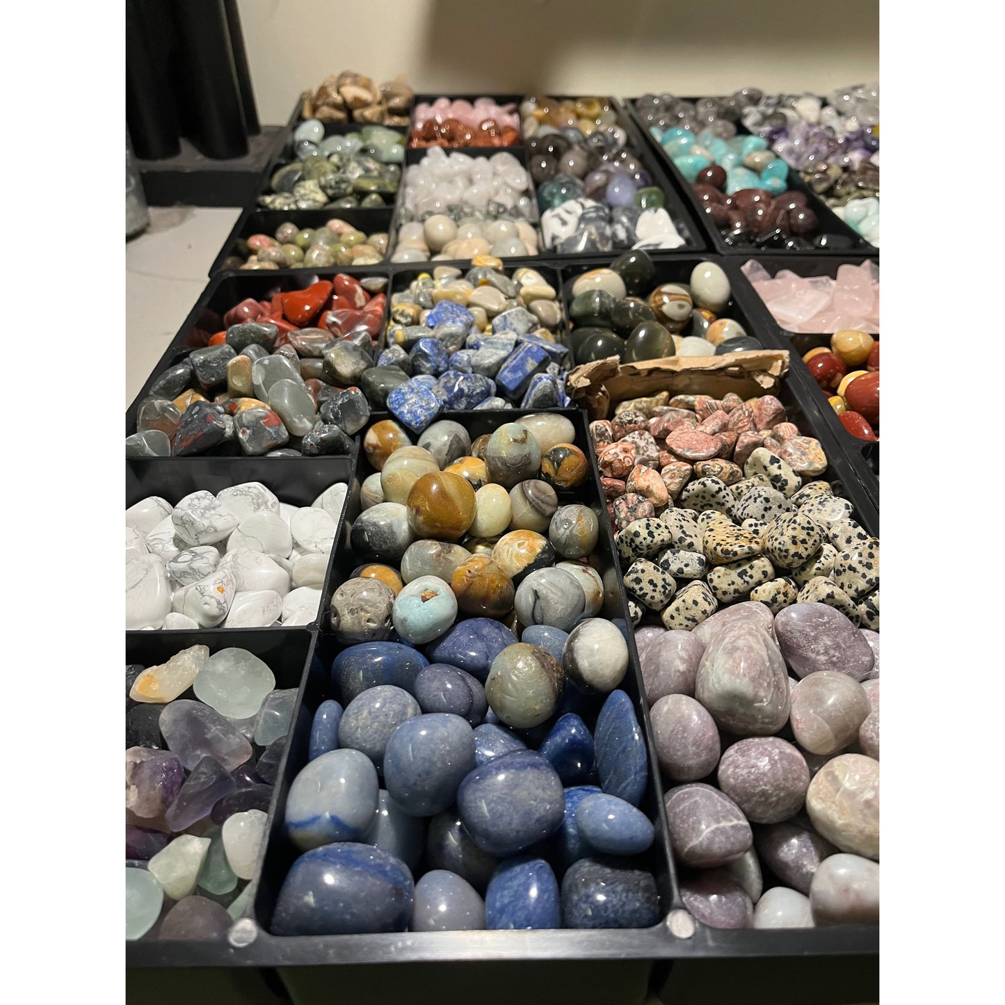 Mixed Raw & Tumbled Rock Mining Bucket-Lady Of The Moss