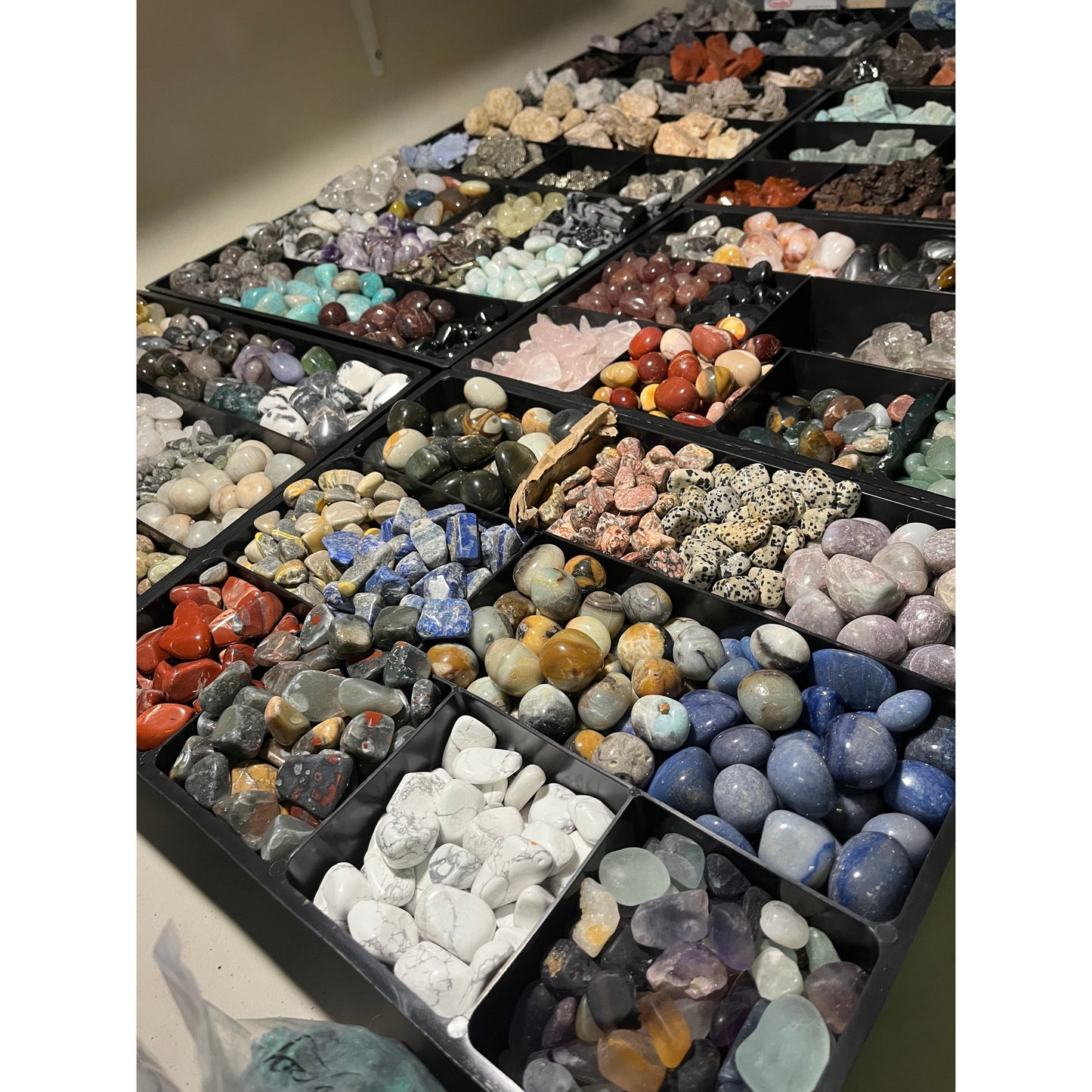 Mixed Raw & Tumbled Rock Mining Bucket-Lady Of The Moss