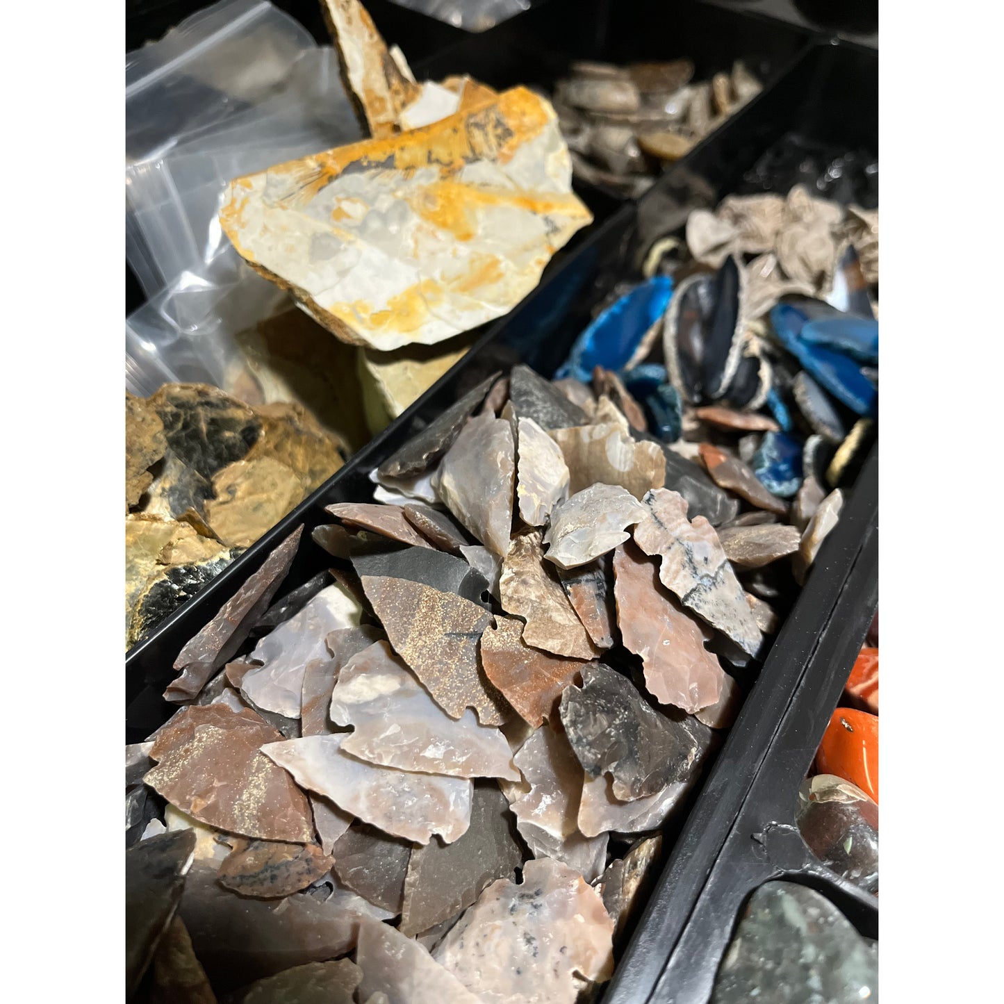 Mixed Raw & Tumbled Rock Mining Bucket-Lady Of The Moss