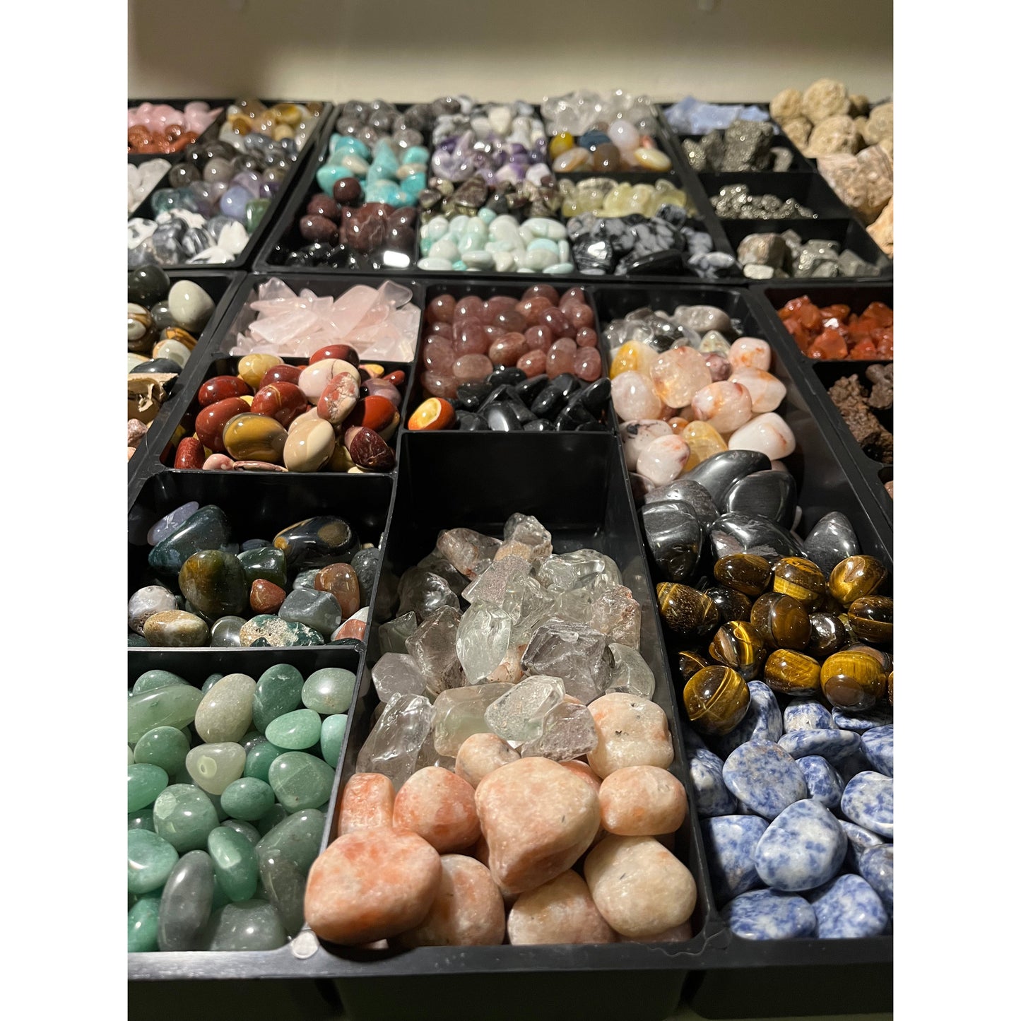 Mixed Raw & Tumbled Rock Mining Bucket-Lady Of The Moss