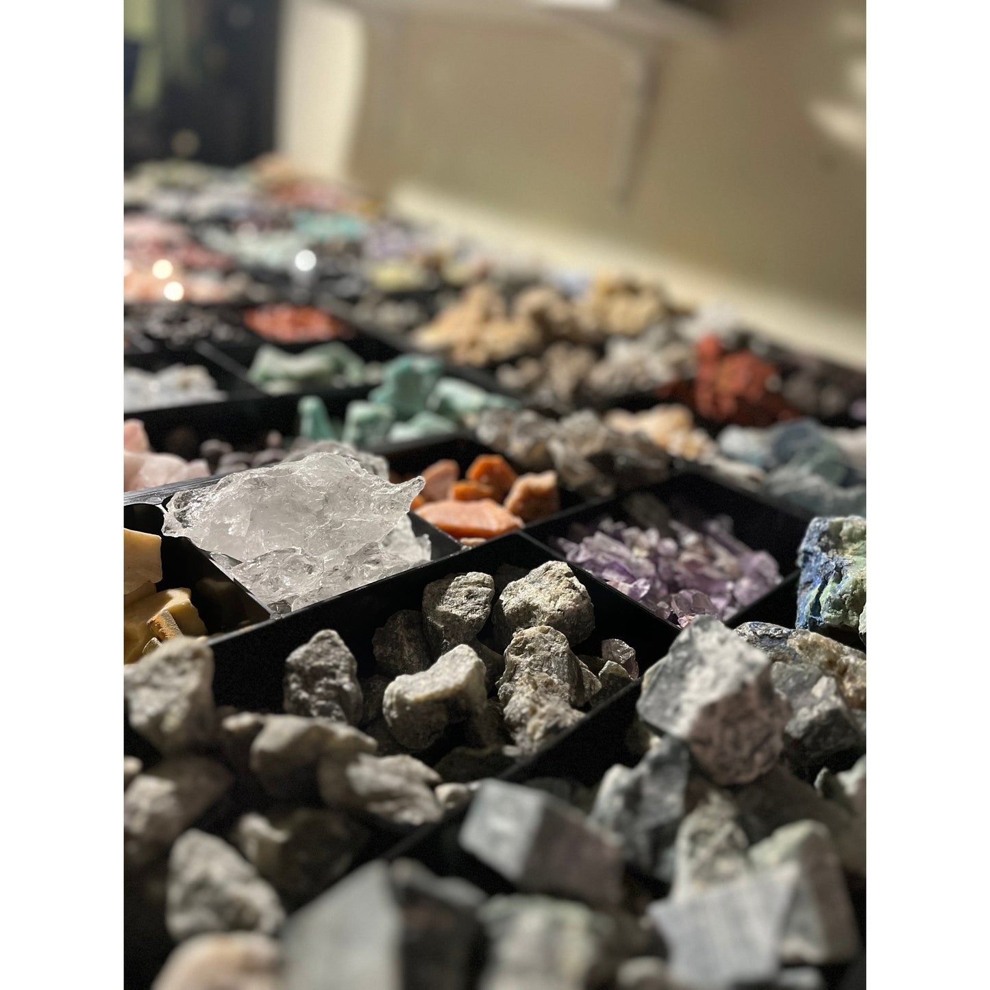 Mixed Raw & Tumbled Rock Mining Bucket-Lady Of The Moss