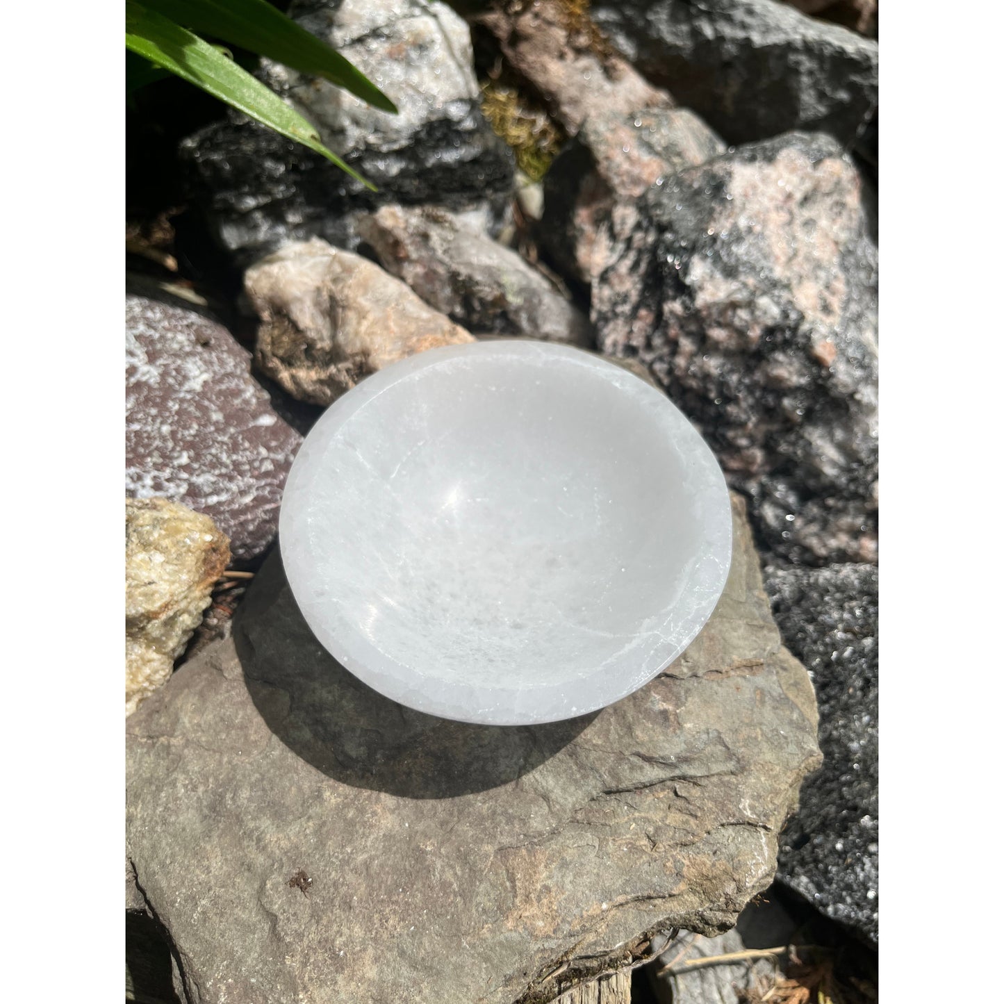 Selenite Bowl-Lady Of The Moss