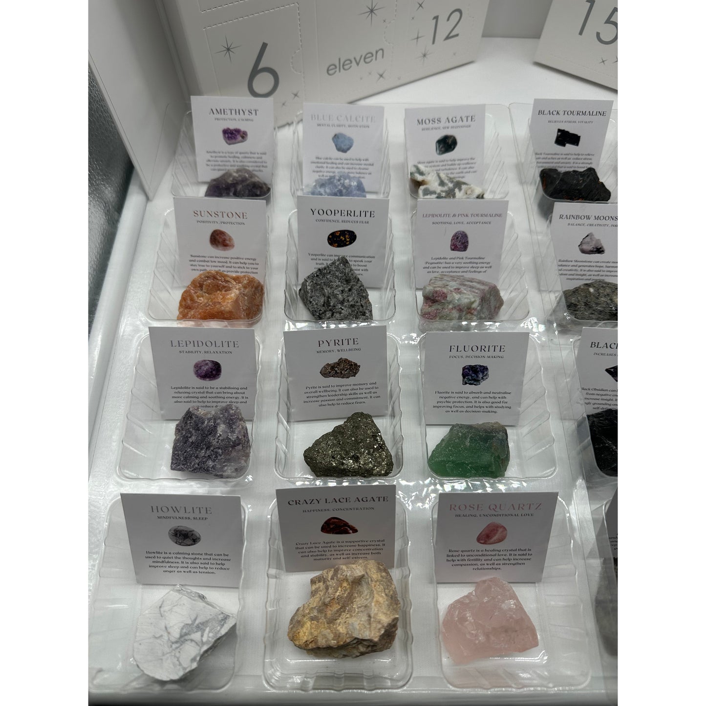 Advent Calendar Raw Mixed Large Crystals-Lady Of The Moss