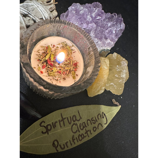 Spiritual Cleansing, Purification, Candle burning - Same Day-Lady Of The Moss