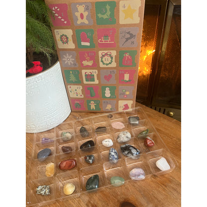 Advent Calendar Tumbled Polished Mixed Crystals-Lady Of The Moss