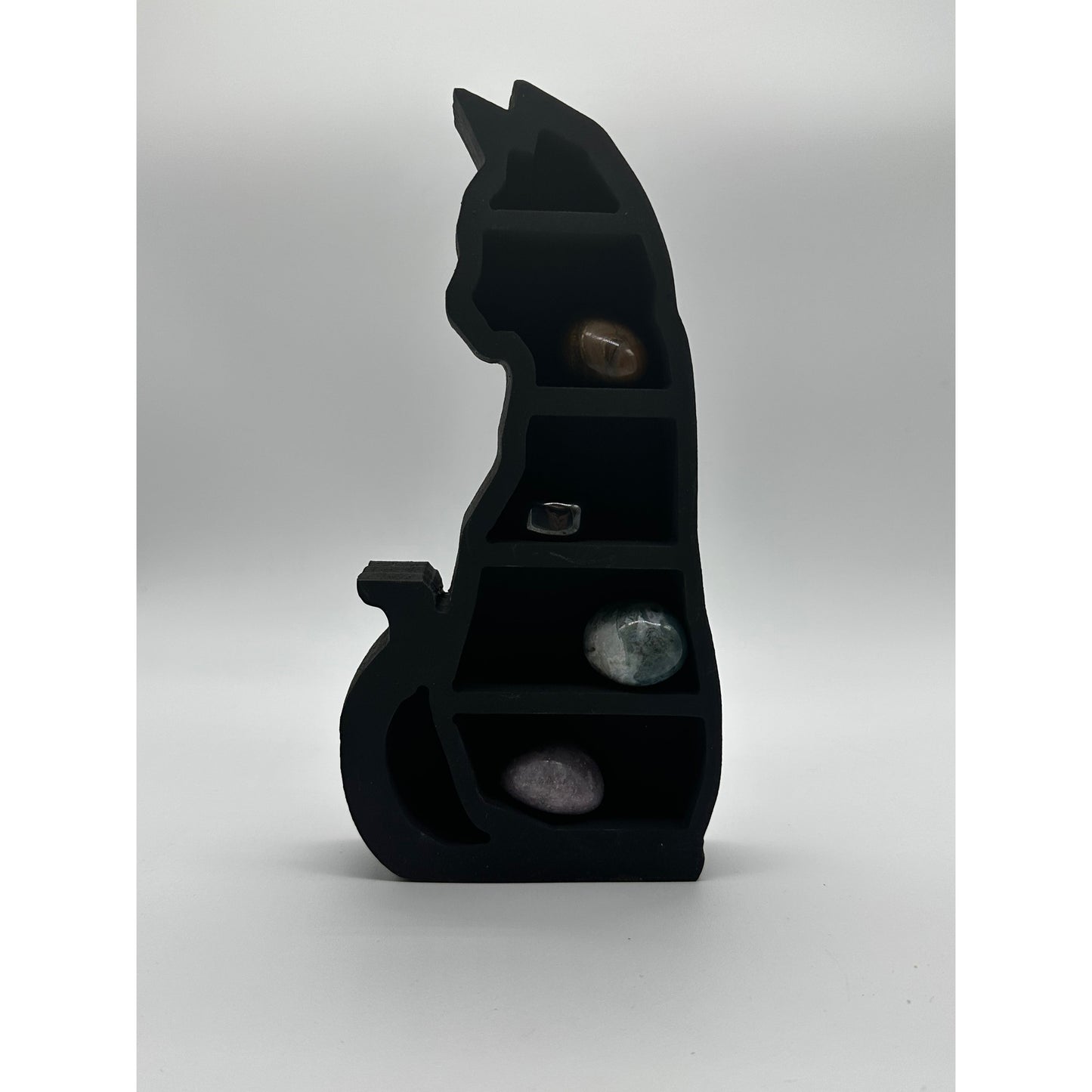 Small Wooden Cat Shelf-Lady Of The Moss