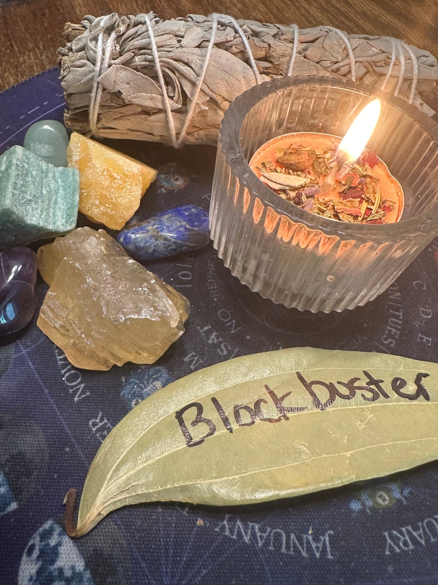 Blockbuster Candle Ritual – Energetic Clearing Intention Service