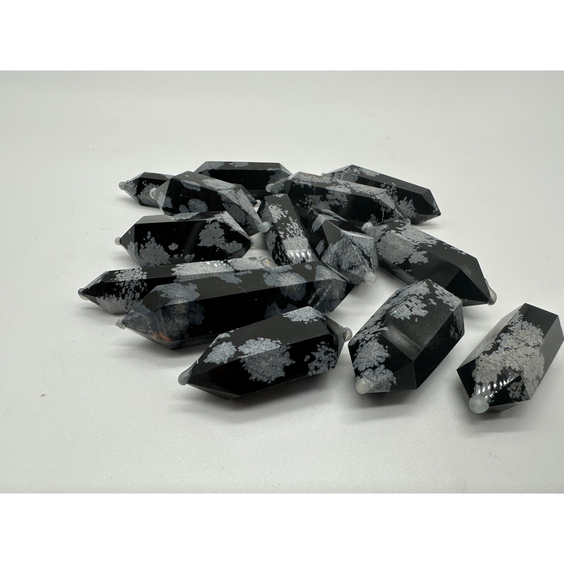 Snowflake Obsidian Double Point-Lady Of The Moss