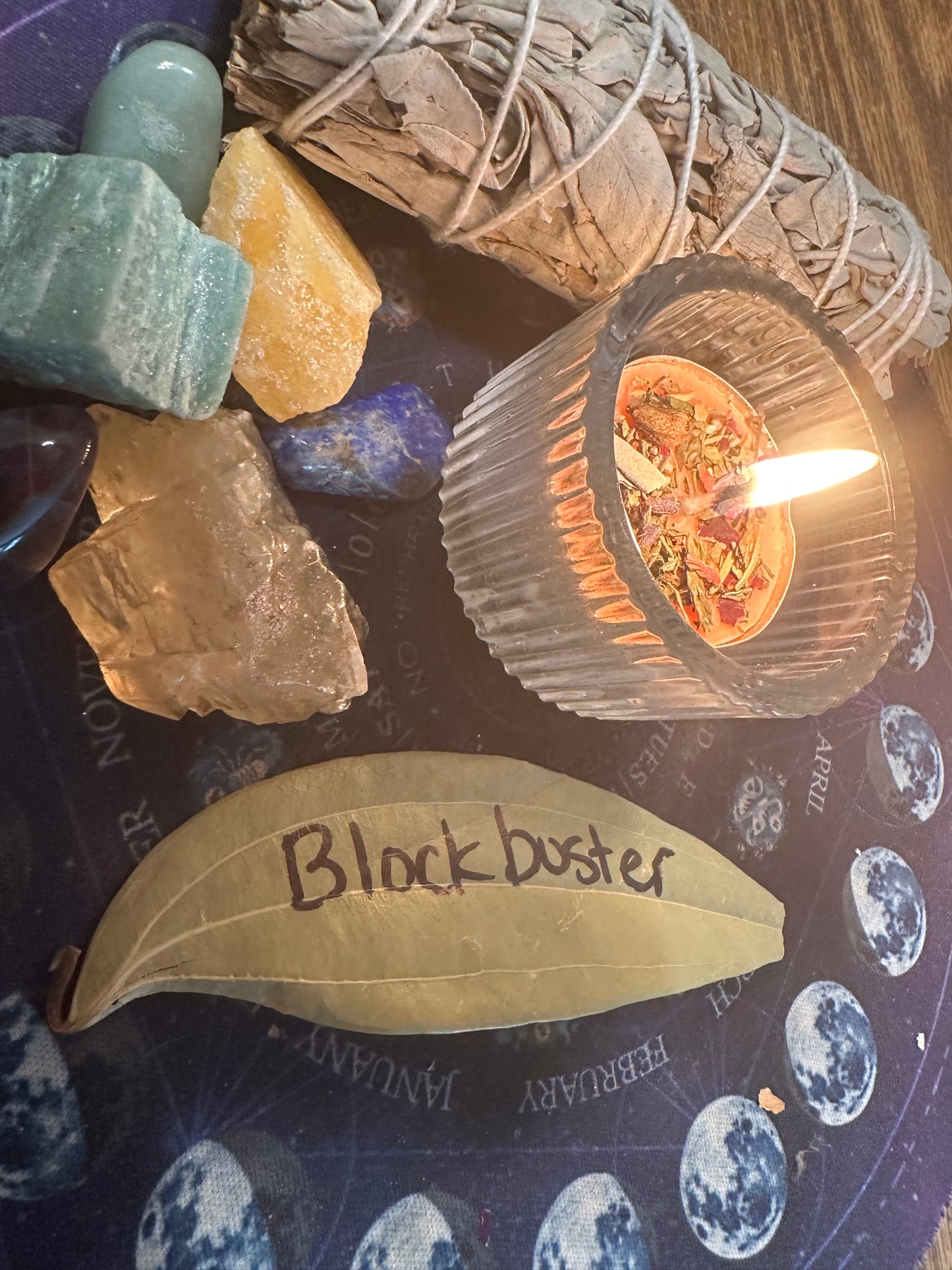 Blockbuster Candle Ritual – Energetic Clearing Intention Service
