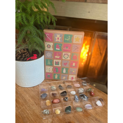 Advent Calendar Tumbled Polished Mixed Crystals-Lady Of The Moss