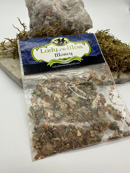 Money Loose Incense Burning Sage Blend