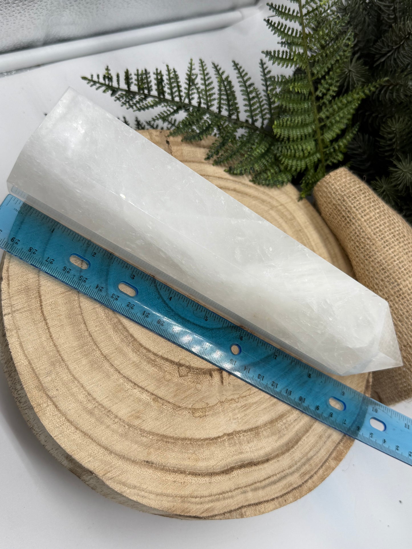 Large White Quartz Tower | Milky Quartz Crystal Point | 1.5 kg