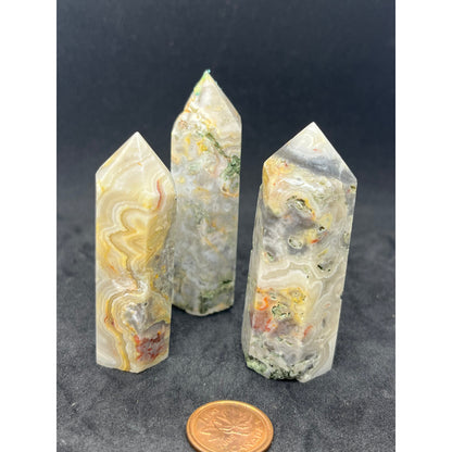 Crazy Lace Agate Tower-Lady Of The Moss