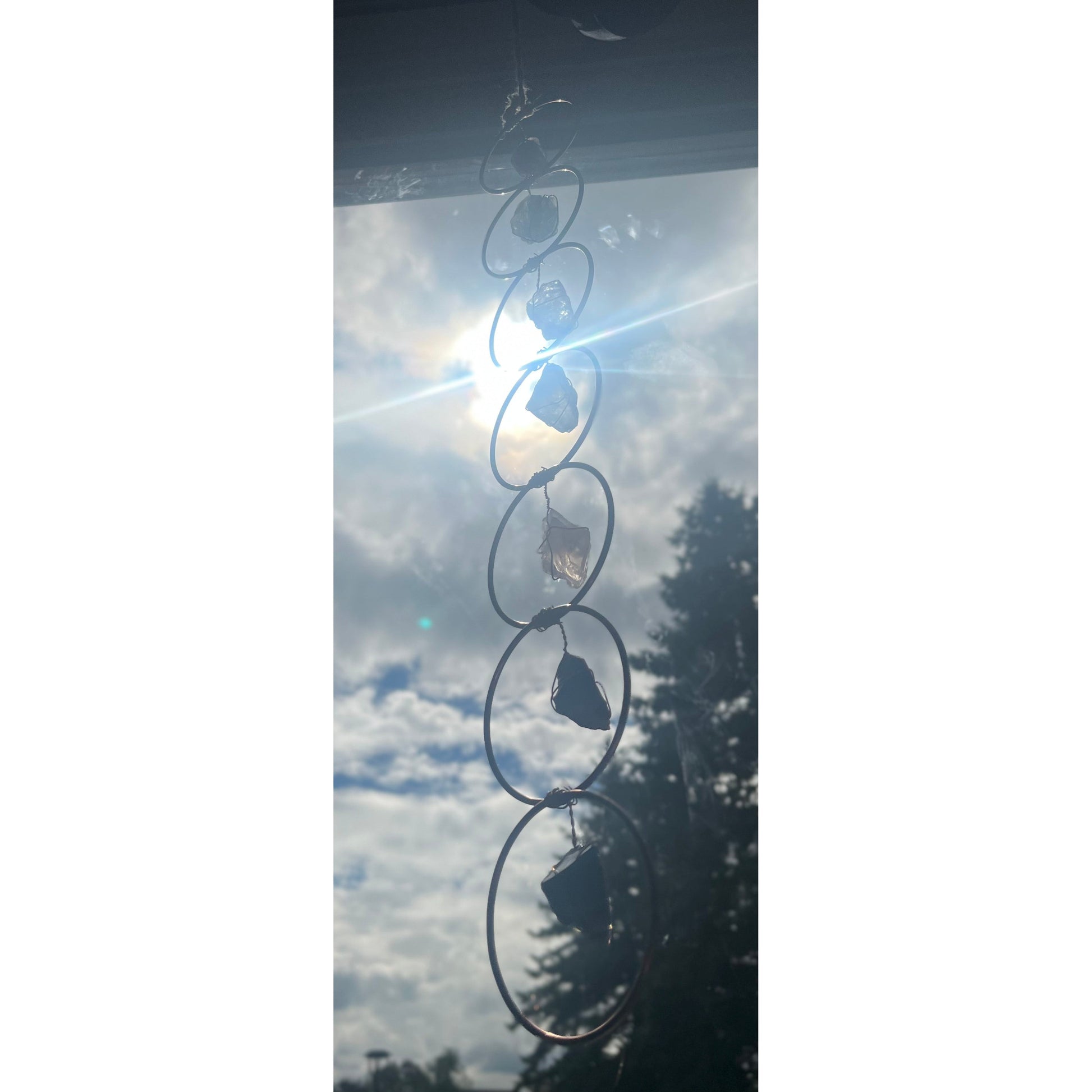 Chakra Stones Pendant Sun Catcher-Lady Of The Moss