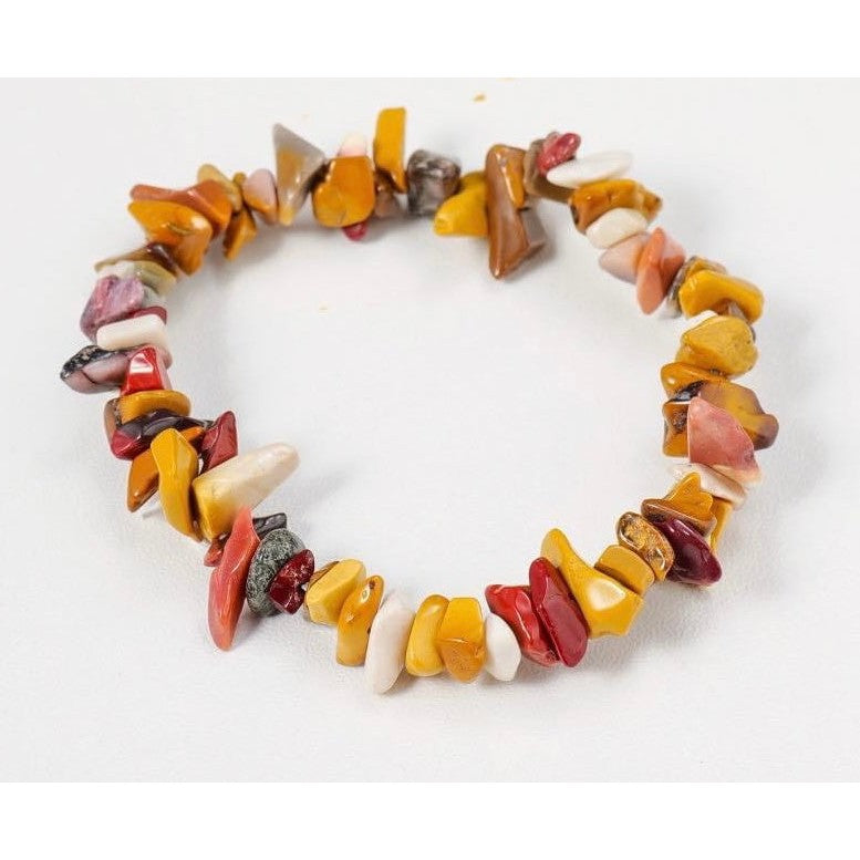 Mookaite Jasper Chip Bracelet-Lady Of The Moss