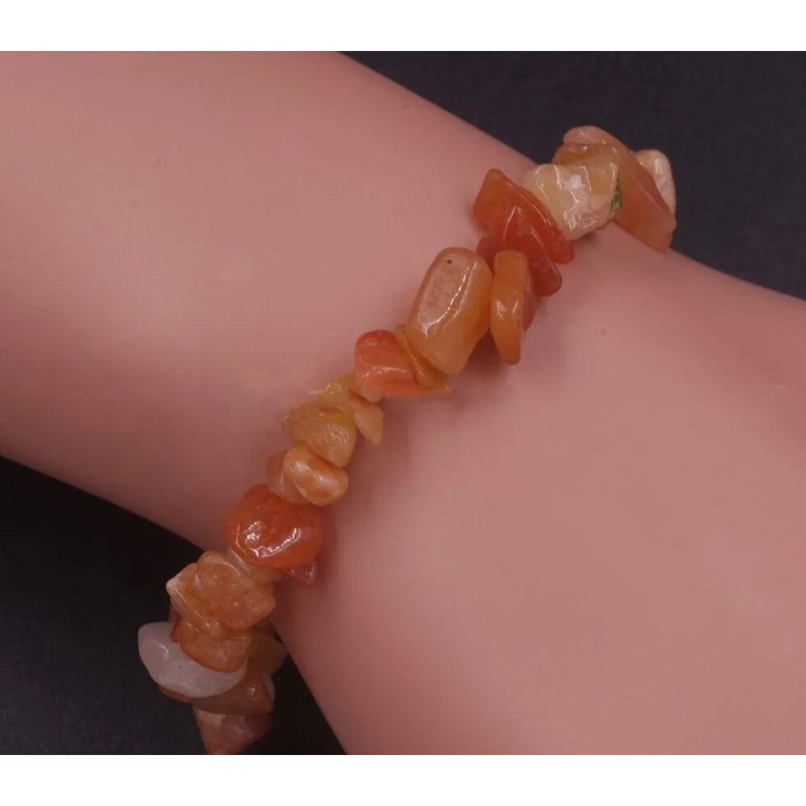 Carnelian Chip Bracelet-Lady Of The Moss