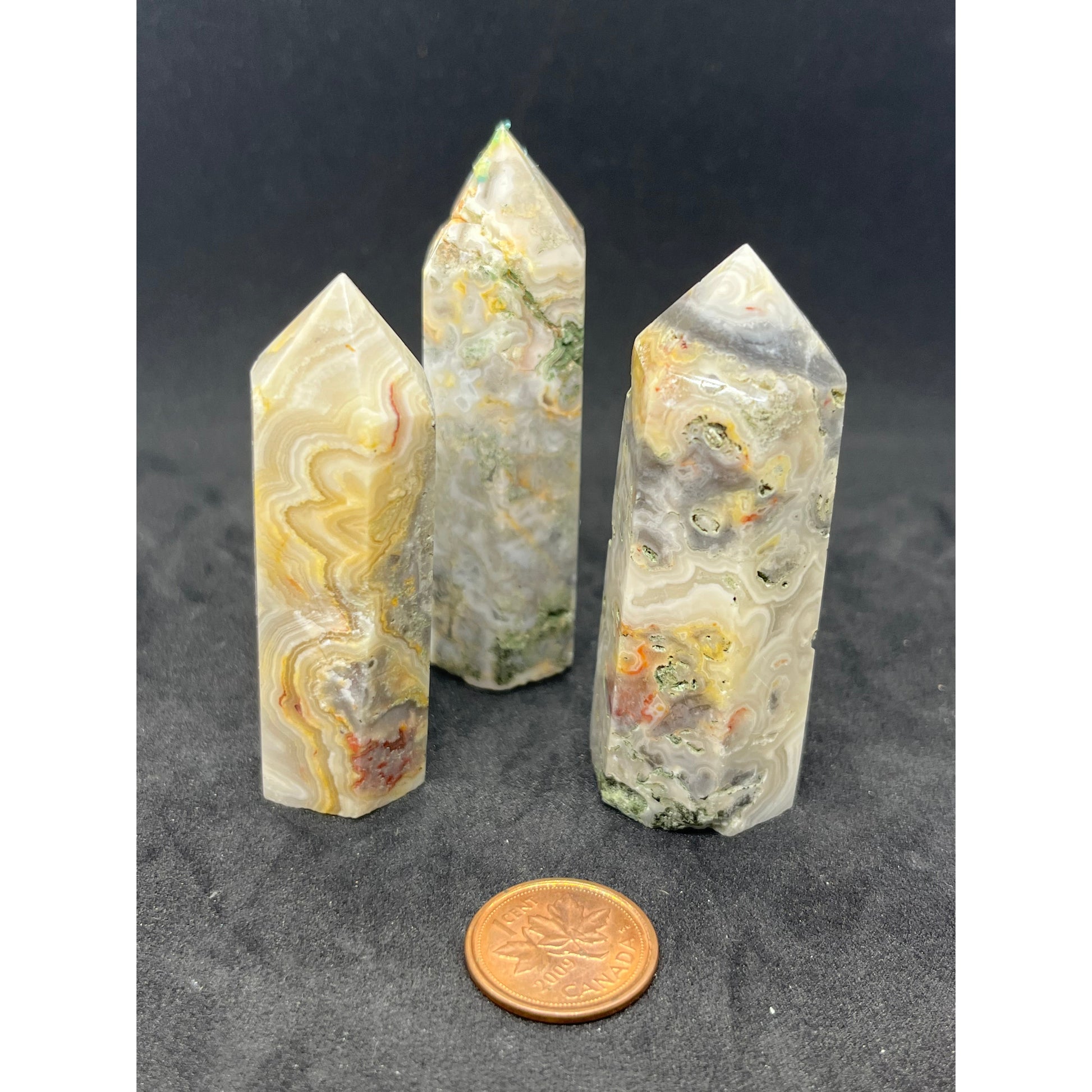 Crazy Lace Agate Tower-Lady Of The Moss