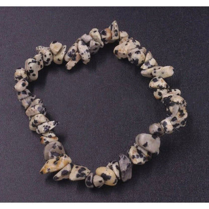 Dalmatian Jasper Chip Bracelet-Lady Of The Moss