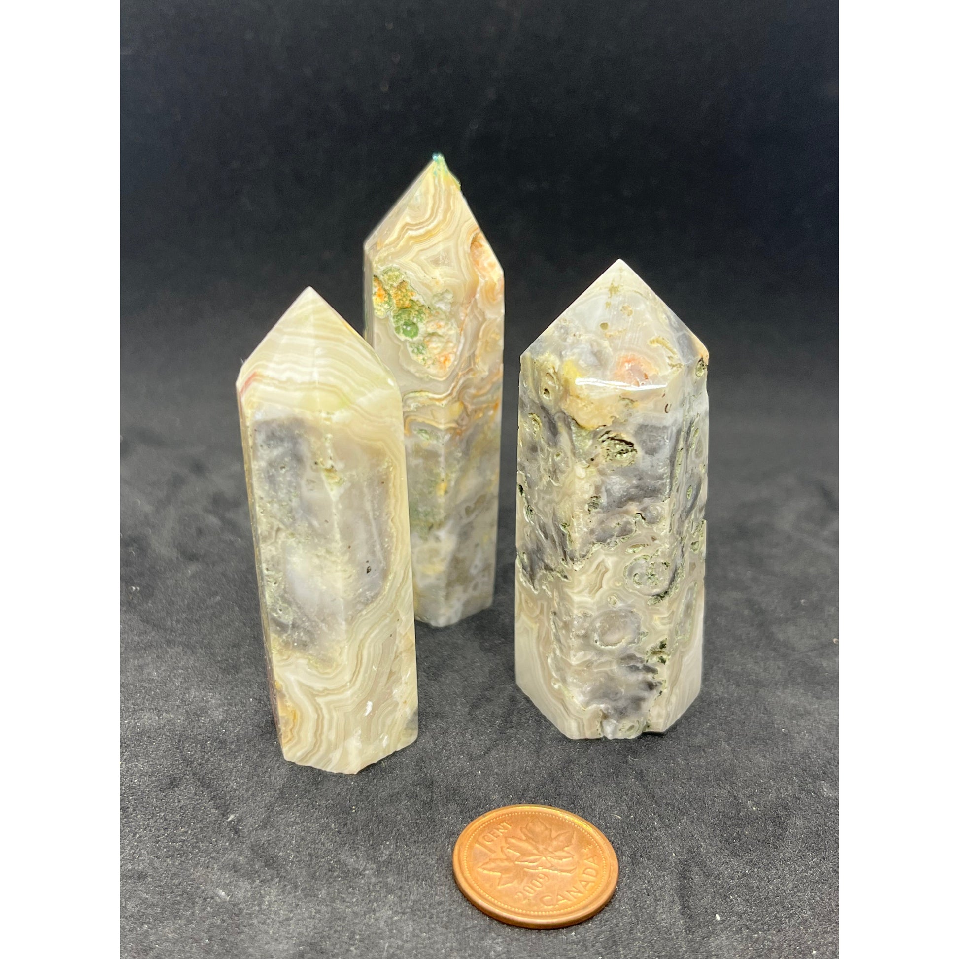 Crazy Lace Agate Tower-Lady Of The Moss