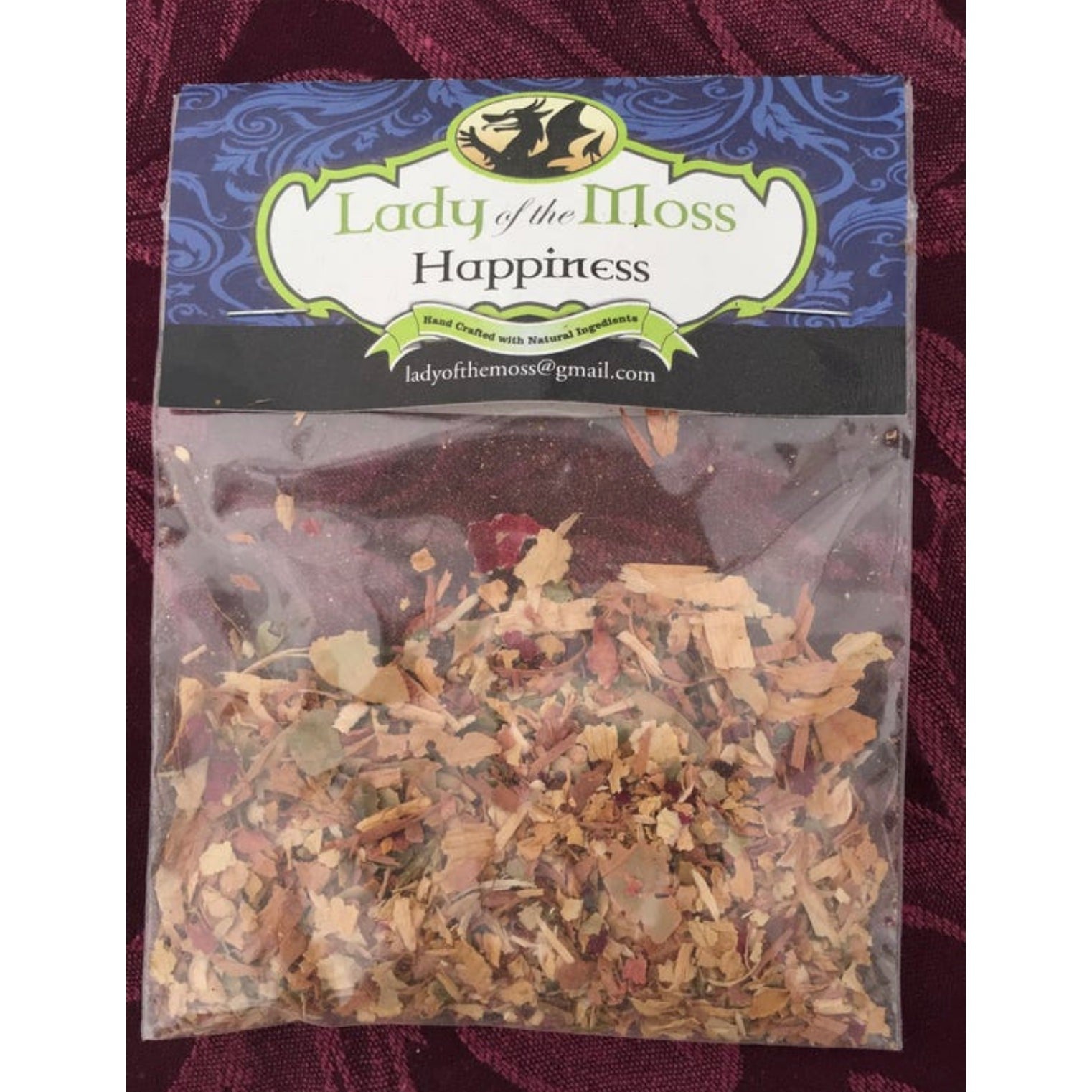 Happiness Loose Smudge Incense-Lady Of The Moss