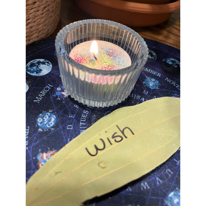 Make a Wish Candle Burning-Same Day-Lady Of The Moss