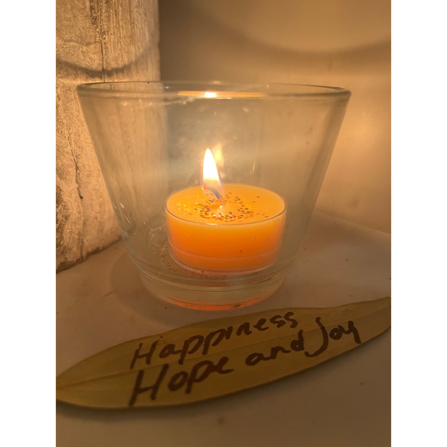 Happiness, Hope, Joy- Candle Burning-Same Day-Lady Of The Moss