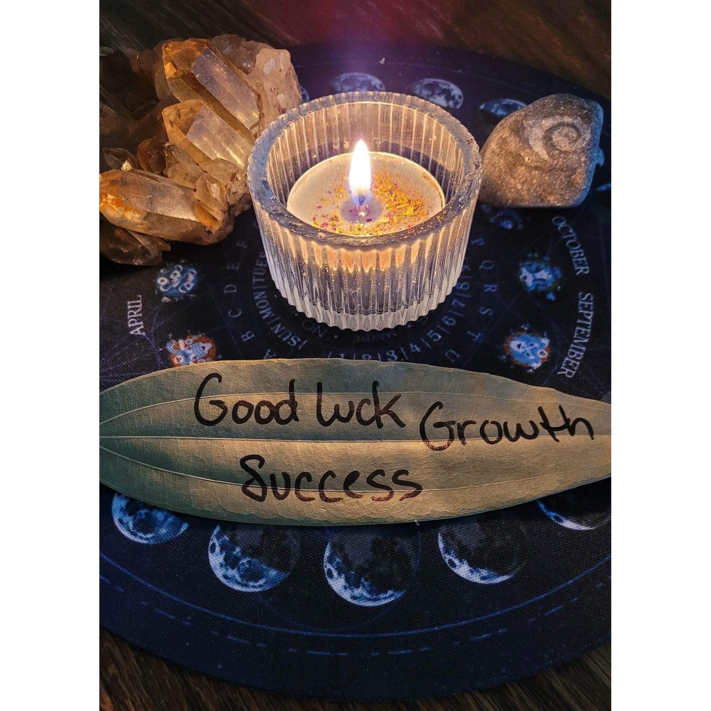 Good Luck Growth Success Candle Burning -Same Day-Lady Of The Moss