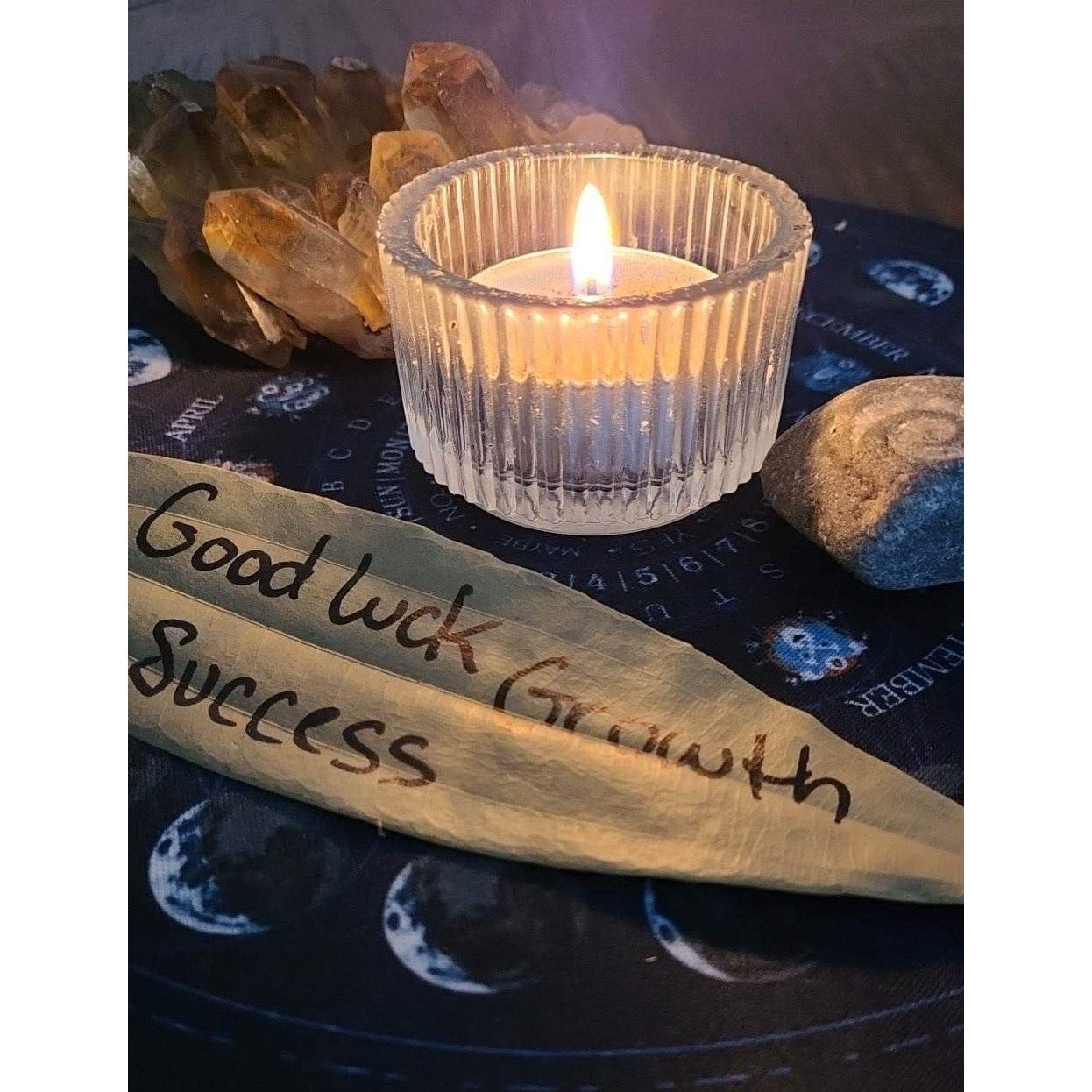 Good Luck Growth Success Candle Burning -Same Day-Lady Of The Moss