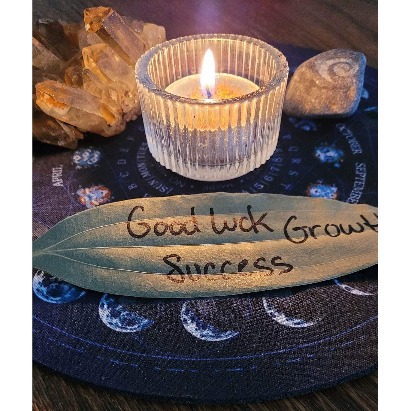 Good Luck Growth Success Candle Burning -Same Day-Lady Of The Moss