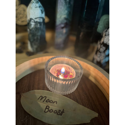 New Moon- Candle Burning-Lady Of The Moss